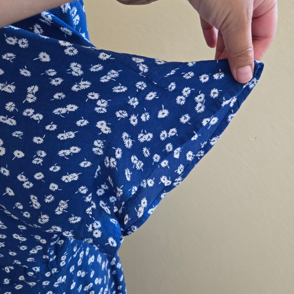 Rails Florence Cobalt Floating Daisies Dress Xl F… - image 5